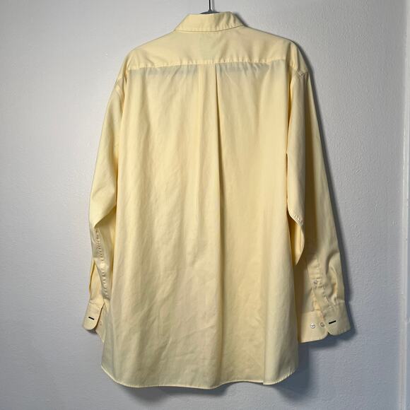 U.S. Polo ASSN XL Light Yellow LS Button-Up Oxford – Great for DIY & Upcycling - Picture 5 of 14